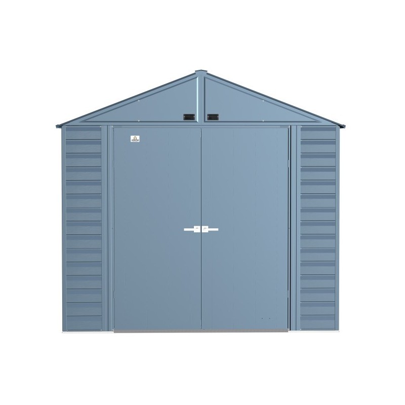 Arrow Select 8x6 Steel Storage Shed Kit - Blue Grey (SCG86BG) - Image 3