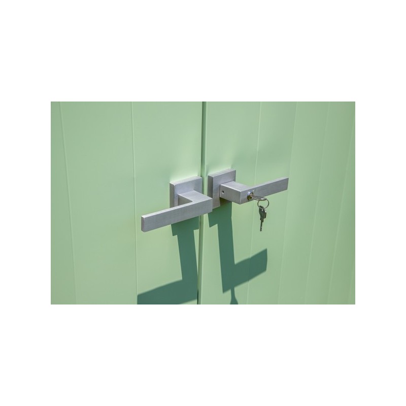 Arrow Select 8x6 Steel Storage Shed Kit - Sage Green (SCG86SG) - Image 5