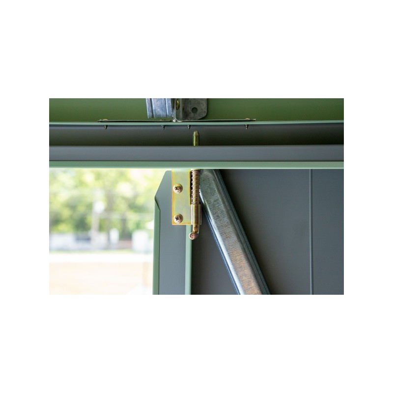 Arrow Select 8x6 Steel Storage Shed Kit - Sage Green (SCG86SG) - Image 6