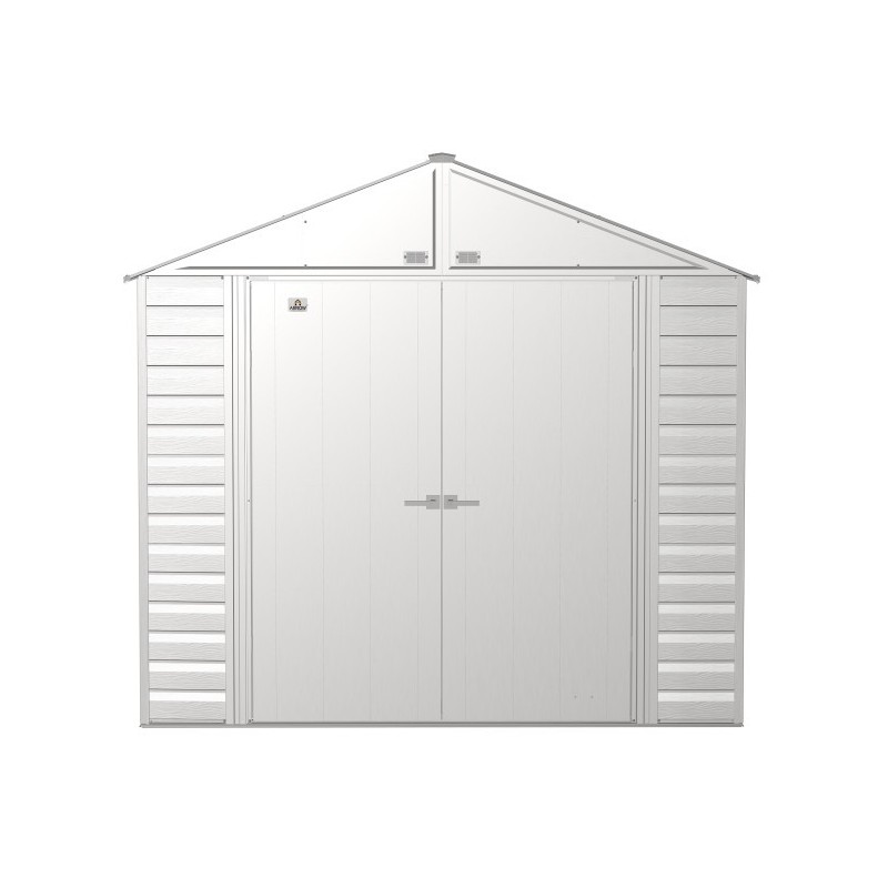 Arrow Select 8x8 Steel Storage Shed Kit - Flute Grey (SCG88FG) - Image 3