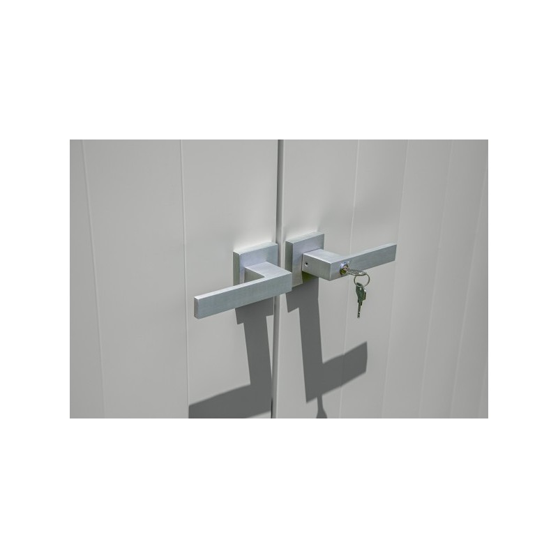 Arrow Select 8x8 Steel Storage Shed Kit - Flute Grey (SCG88FG) - Image 5