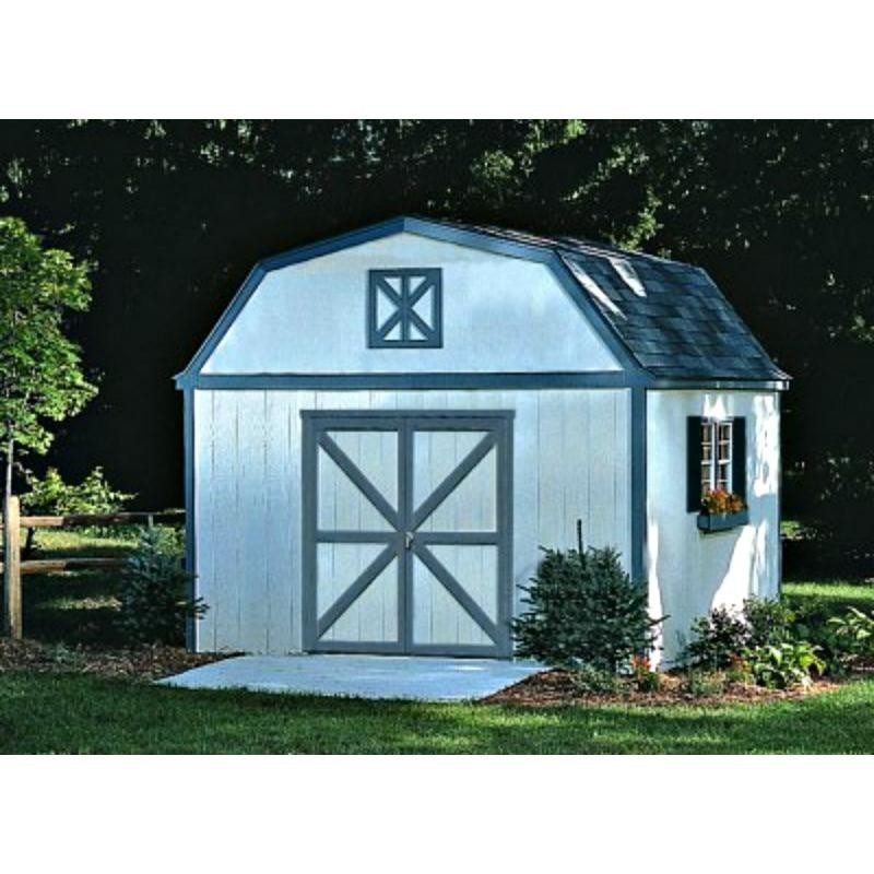 Handy Home Sequoia 12x24 Wood Storage Shed W/ Floor - Barn Style (18209-9) - Image 3