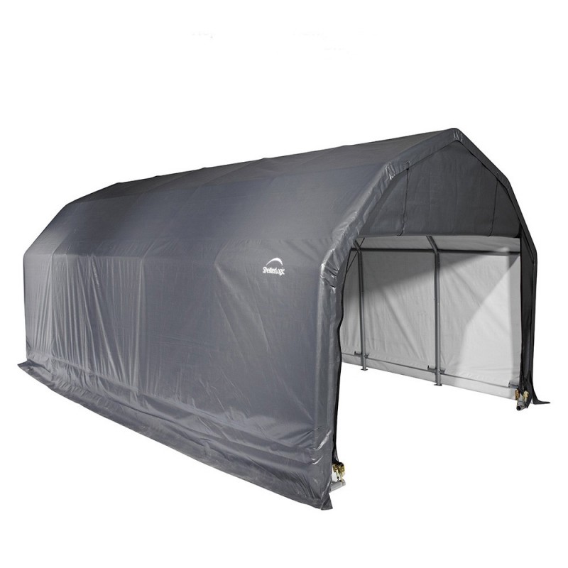 Shelter Logic 12x28 ShelterCoat Garage Barn Kit - Gray (97253)