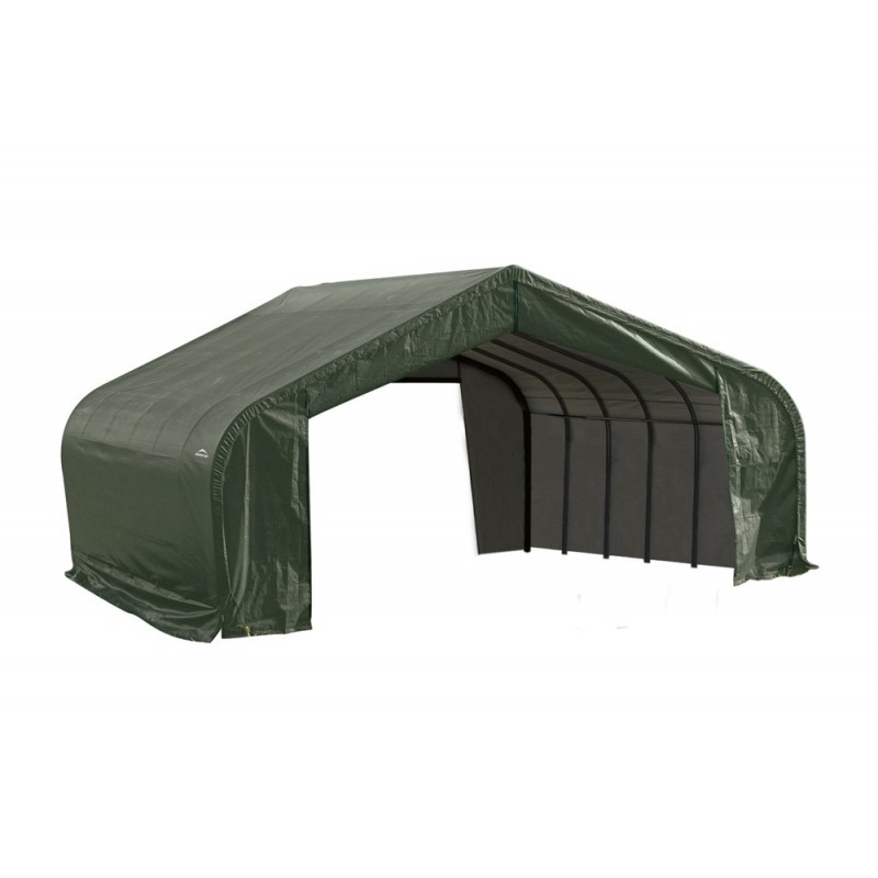 Shelter Logic 22x20x13 Peak Style Shelter Kit - Green (82044)