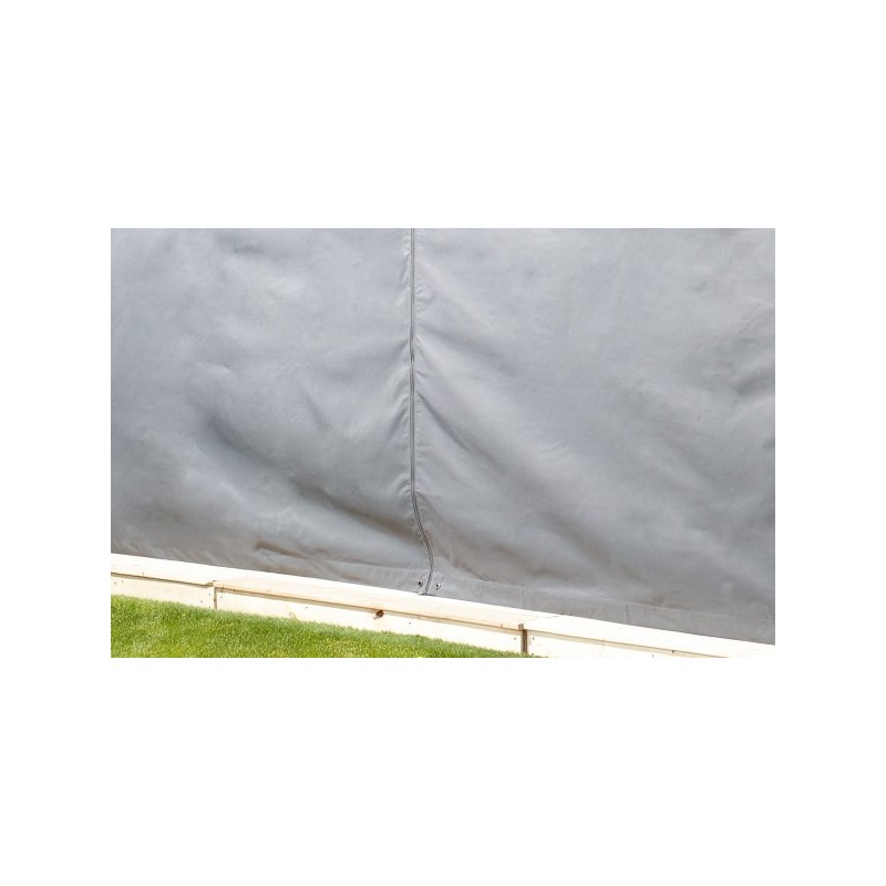 Sojag 10x12 Polyester Meridien Gazebo Curtains - Gray (135-9163759) - Image 3