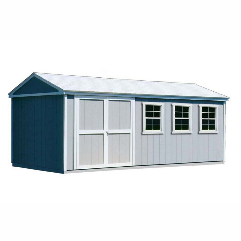 Handy Home Somerset 10x18 Wood Storage Shed Kit With Flexible Door Locations (18416-1) - Image 3