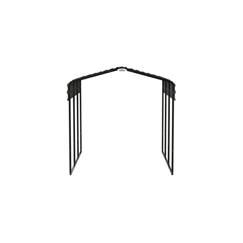 Arrow Steel 10x15x9 Carport Kit - Charcoal (CPHC101509) - Image 3