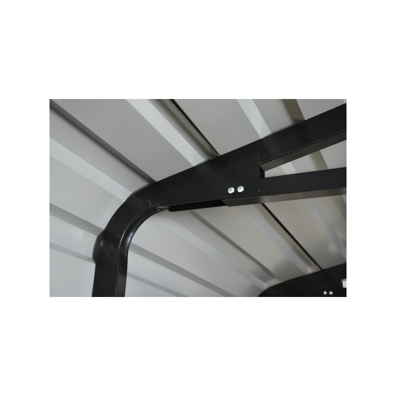 Arrow Steel 10x15x9 Carport Kit - Charcoal (CPHC101509) - Image 7