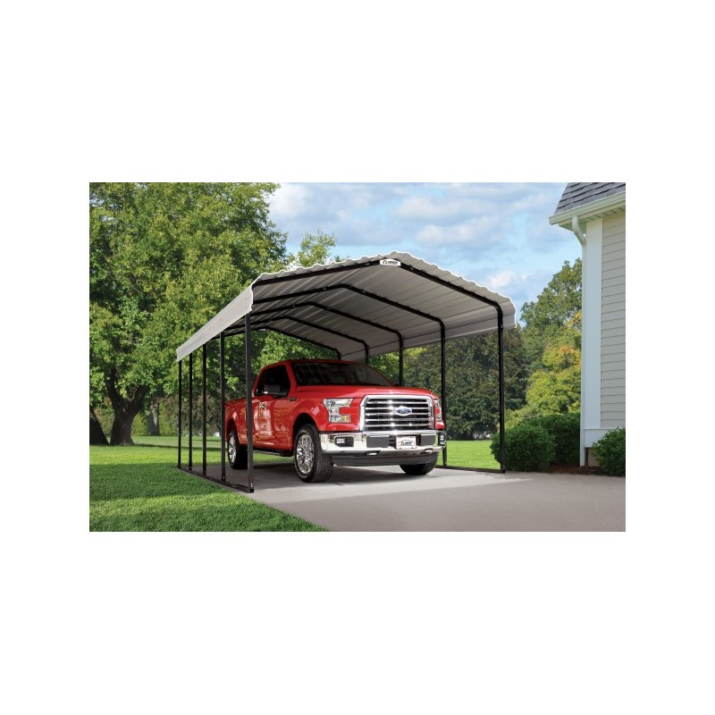 Arrow Steel 12x24x9 Carport Kit - Eggshell (CPH122409) - Image 6