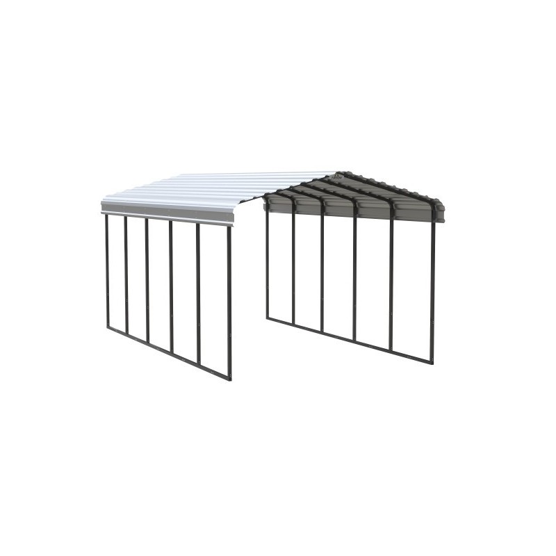 Arrow Steel 12x24x9 Carport Kit - Eggshell (CPH122409)