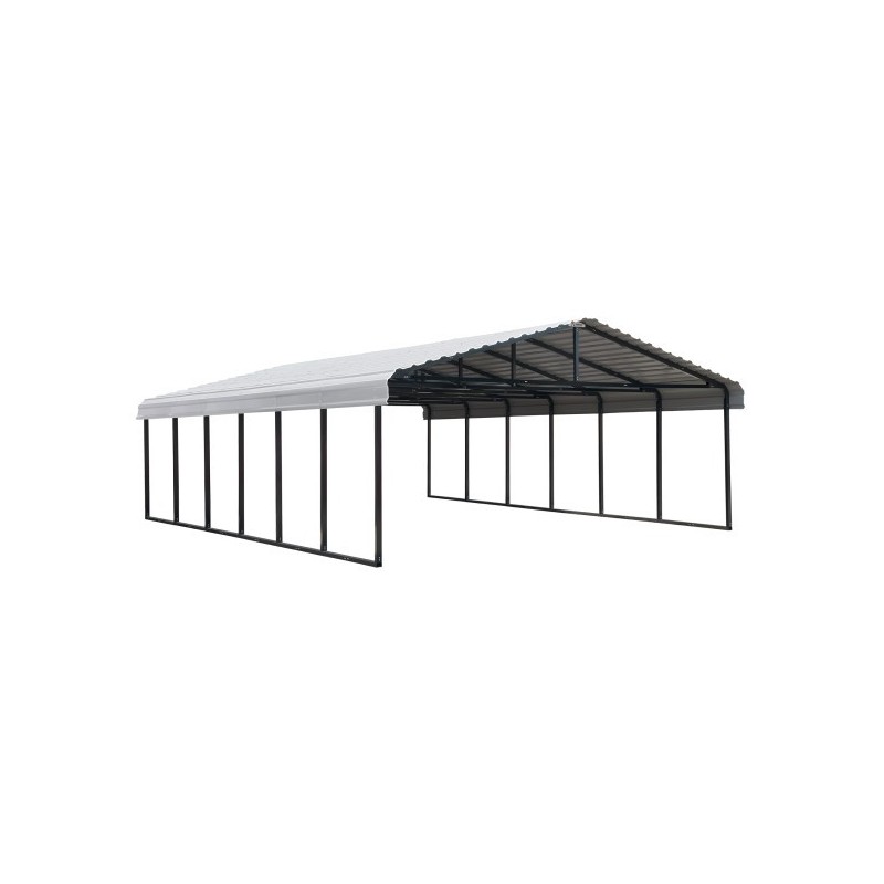 Arrow Steel 20x29x7 DIY Carport Kit - Eggshell (CPH202907)