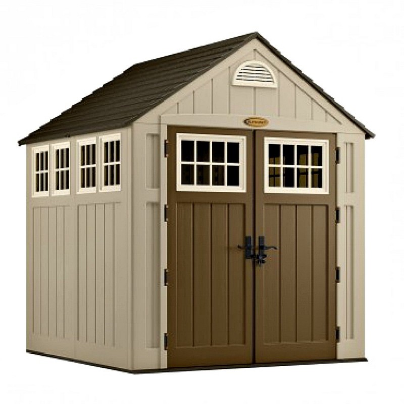 Suncast 7x7 Alpine Storage Shed W/ Floor (BMS7775D)