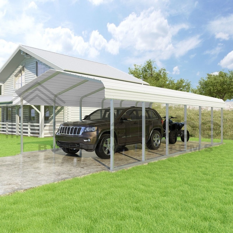 VersaTube 14x29x7 Steel Trusses & Panels Carport Kit (CM014290070) - Image 3