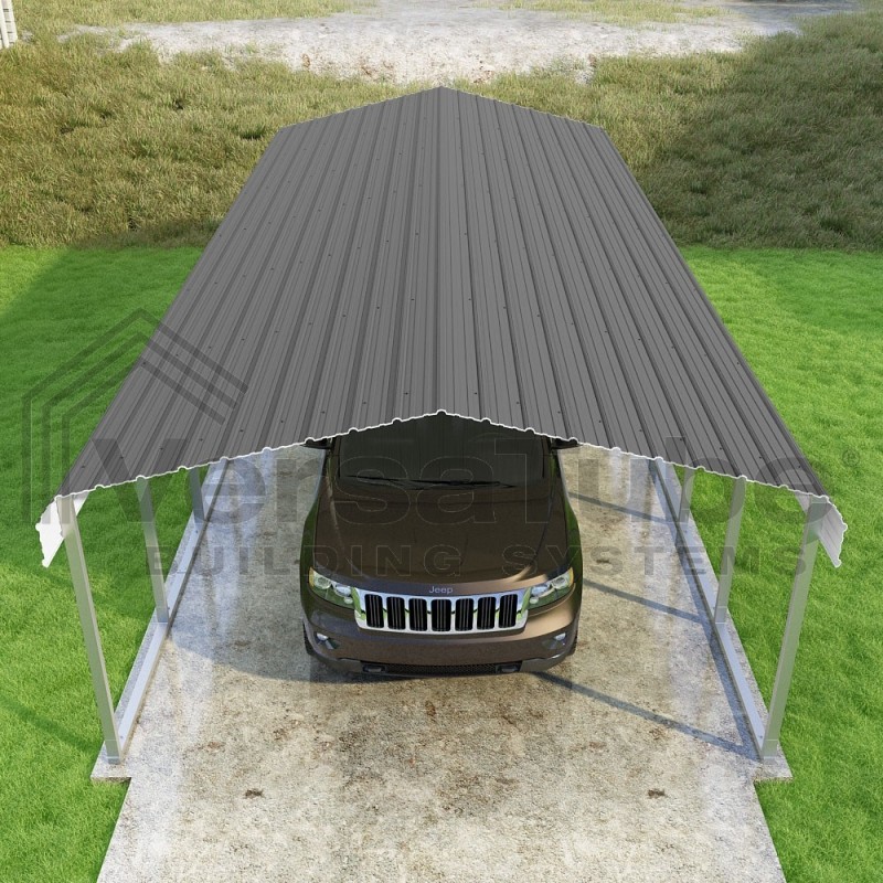 VersaTube 14x29x7 Steel Trusses & Panels Carport Kit (CM014290070) - Image 4