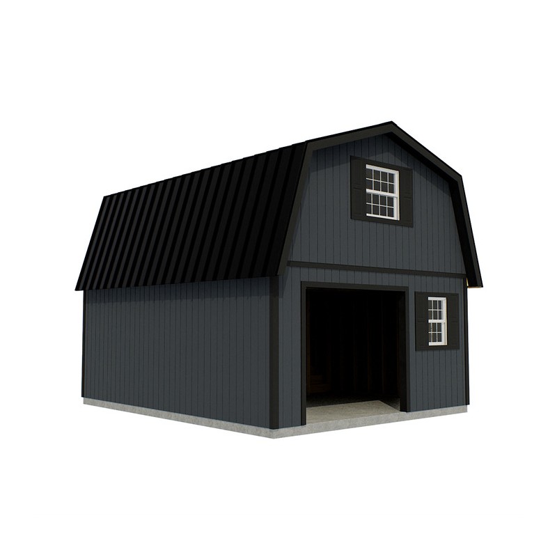 Best Barns West Virginia 16x20 Wood Storage Shed Kit (Westvirginia_1620)