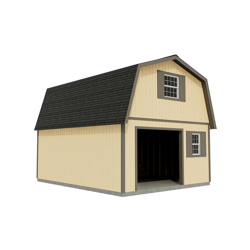 Best Barns West Virginia 16x28 Wood Storage Shed Kit (Westvirginia_1628)